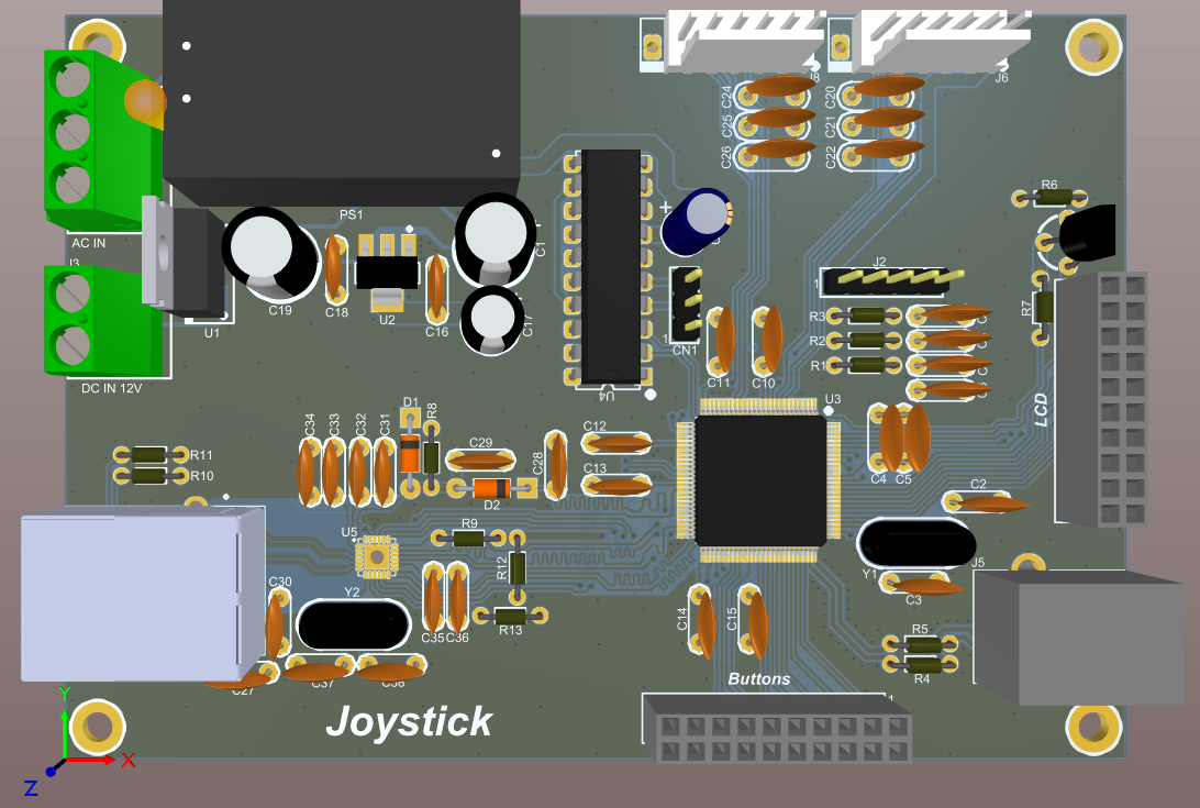 Joystick para Robô Submarino